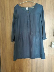 Navy Blue Casual Dress
