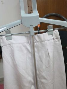 Wide-Legged White Pants