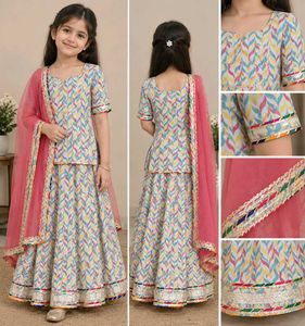 Beautiful Girls Ethnic Lehenga Choli Set
