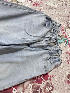 Light Wash High Waisted Wide Leg Jeans