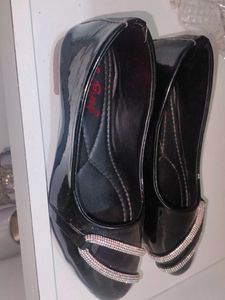 Sparkly Black Ballet Flats
