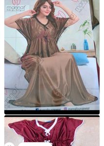 kaftan satin nighty