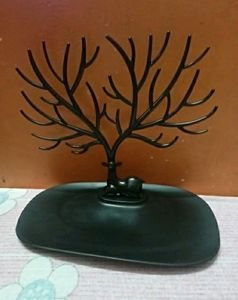 "M king Antique Birds Tree Stand Jewelry Display 🌳🦜Organize Your Treasured Jewelry with Elegance! 💍🎀"