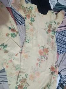 new kurti with plazo st NEVER WORN