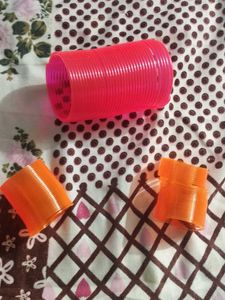 Set of 3 Colorful Plastic Springs