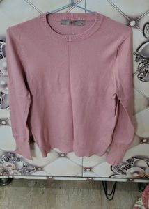 Pink Pullover Sweater