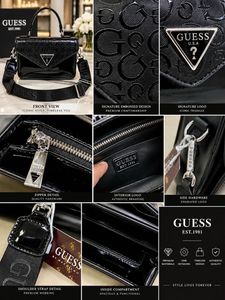 Guess Pink Patent Shoulder Bag