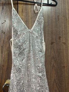 Sparkling Sequin backless sexy mesi dress🪩