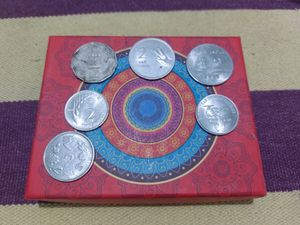 6 Different head 2 Rupee Coin.