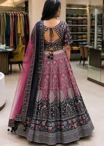 Mirror &amp; Sequin Work Lehenga