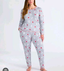 Cozy Grey Joy Pajama Set