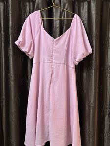 Chic Puff Sleeve Ruched Dress