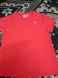 Red Cotton T-Shirt