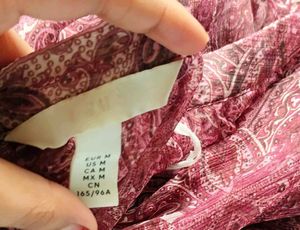 Flowy Paisley Print V-Neck Blouse
