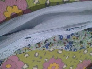 Blue Floral Scarf