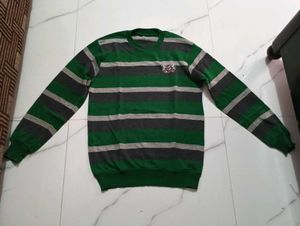 Striped Crewneck Sweatshirt