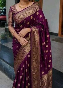 Cotton silk saree_used
