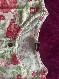 Floral Print Kurta