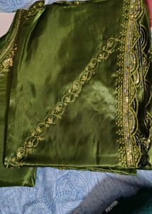 New Embroidered Silk Kurta Set