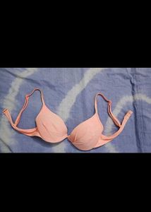 Peach Push-Up Bikini Top