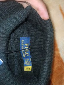 Men's Black Cable Knit Sweater