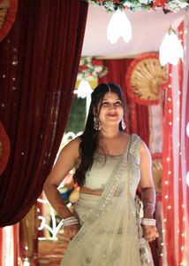 Designer mirror work Lehenga Choli Set