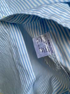 Classic Blue Striped Lacoste Shirt