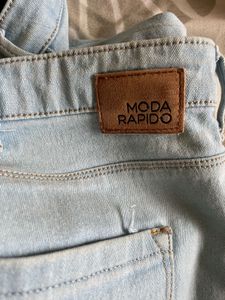 Wide Leg Denim Jeans