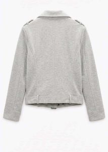 Gray Moto Jacket