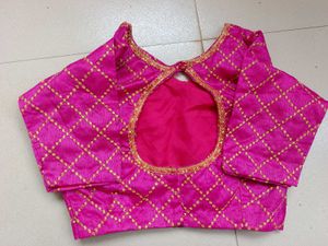 Elegant Blue Lehenga Choli Set with stitched blous