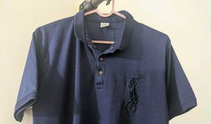 Navy Blue Polo T-Shirt
