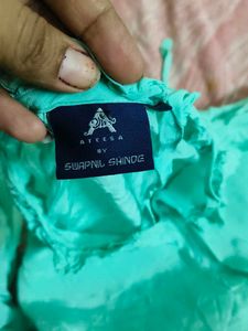 Designer sea green top ateesha by swapnil sindhe