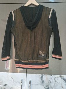 Unique Zip-Up Hoodie with Graphic Detail