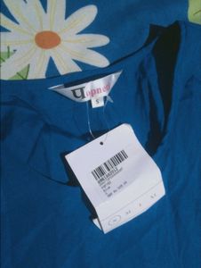 Blue Sleeveless Top