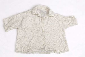 Chic Floral Print Button-Up Top