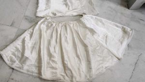 Satin Camisole &amp; Skirt Set