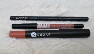 💄Sugar , Lakme & Elle Woods Lipstick Set💄
