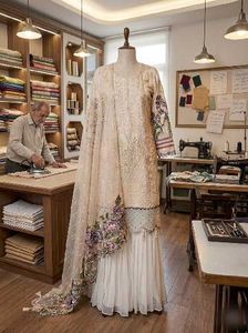 Elegant White Embroidered Kurta Set