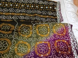 Designer Bandhani Lehenga Choli Set