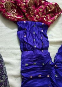 Bananas Silk Pallazo Self Design