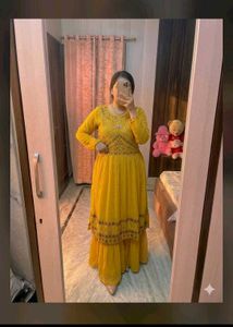 Yellow Embroidered Kurta Set