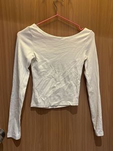 H&amp;M White Full Sleeve Top🤍