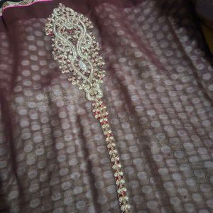 Embellished saree