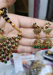 Peacock Design Necklace &amp; Earring Set  any 1