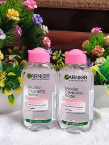 Pack of 2 Garnier Skin Naturals, Cleansing Water,