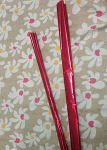 Red Gilleten For Covering Notebooks
