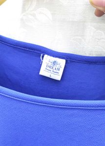 Vibrant Blue Puff Sleeve Top
