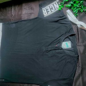 Stylish Men's Black T-Shirt