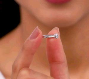 Silver Zircon Love Island Ring Made With Pure 925