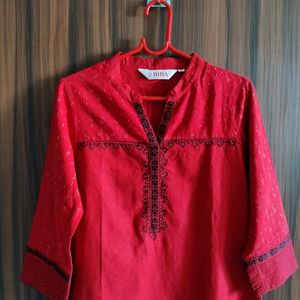 Deep Red BIBA Kurta ❤✨